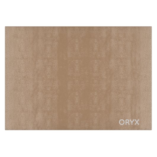 oryx-braune Farbe Schneidebrett (Vorderseite)
