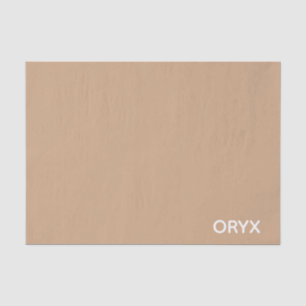 oryx-braune Farbe Seidenpapier