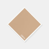 oryx-braune Farbe Serviette (Ecke)