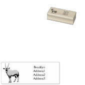 Oryx-Cartoon-Abbildung Gummistempel (Stempel)