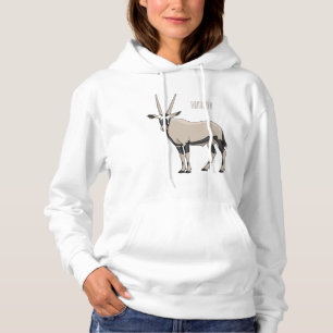 Oryx-Cartoon-Abbildung Hoodie