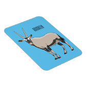 Oryx-Cartoon-Abbildung Magnet (Rechte Seite)
