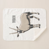 Oryx-Cartoon-Abbildung Sherpadecke (Vorderseite (Horizontal))