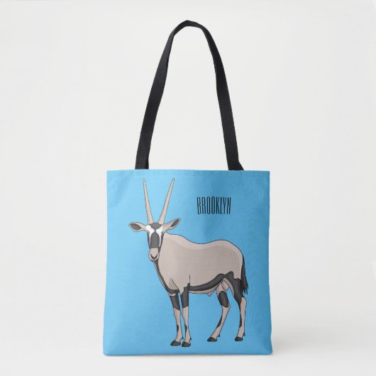 Oryx-Cartoon-Abbildung Tasche (Vorderseite)