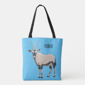 Oryx-Cartoon-Abbildung Tasche (Rückseite)