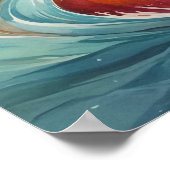 Oryx genießt Float Trip Poster (Ecke)