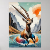Oryx genießt Float Trip Poster (Vorne)