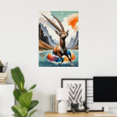 Oryx genießt Float Trip Poster (Heimbüro)