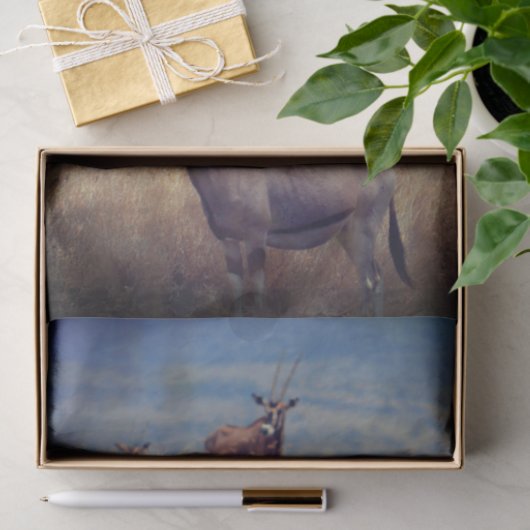 Oryx in Afrika Seidenpapier (Geschenk)