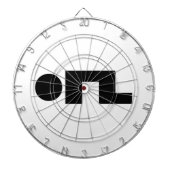 ORZ Emoticon Kaomoji Emoji Dartscheibe (vorne)