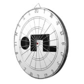 ORZ Emoticon Kaomoji Emoji Dartscheibe (Vorderseite rechts)