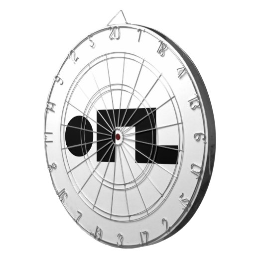 ORZ Emoticon Kaomoji Emoji Dartscheibe (Vorderseite rechts)