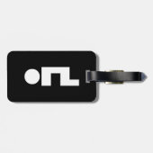 ORZ Emoticon Kaomoji Emoji Gepäckanhänger (Rückseite horizontal)