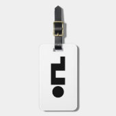 ORZ Emoticon Kaomoji Emoji Gepäckanhänger (Vorderseite vertikal)