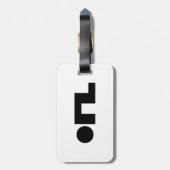 ORZ Emoticon Kaomoji Emoji Gepäckanhänger (Rückseite vertikal)