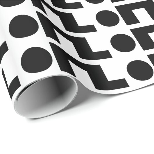 ORZ Emoticon Kaomoji Emoji Geschenkpapier (Rolleneckpunkt)