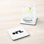 ORZ Emoticon Kaomoji Emoji Getränkeuntersetzer (Rechte Seite)