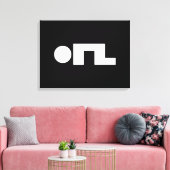 ORZ Emoticon Kaomoji Emoji Leinwanddruck (Insitu (Wohnzimmer))