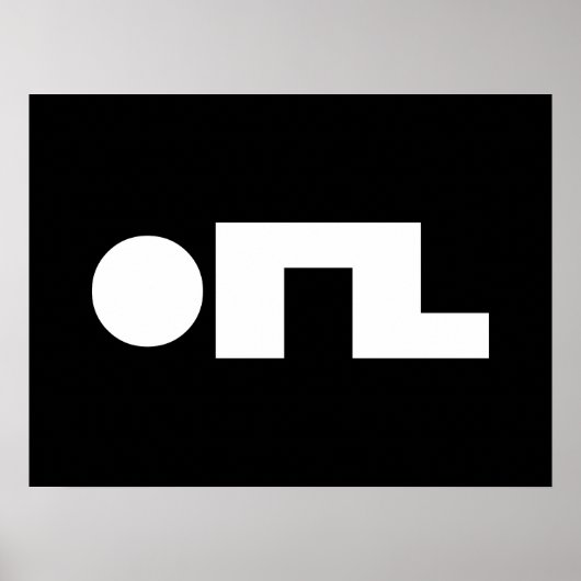 ORZ Emoticon Kaomoji Emoji Poster (Vorne)