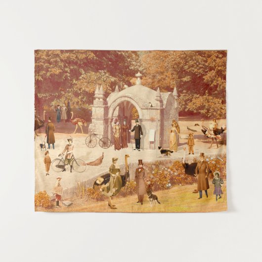  Os Avestruzes de Ponte de Lima Wandteppich (Vorderseite (Horizontal))