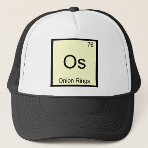 Os - Zwiebeln Rings Funny Chemistry Element Symbol Truckerkappe