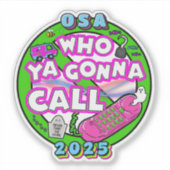 OSA 2025 Logo-Aufkleber Aufkleber (Vorderseite)