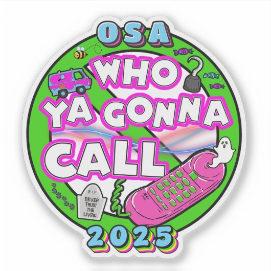 OSA 2025 Logo-Aufkleber Aufkleber (Vorderseite)