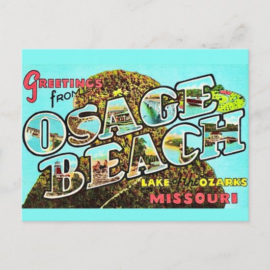 Osage Beach Postkarte (Vorderseite)