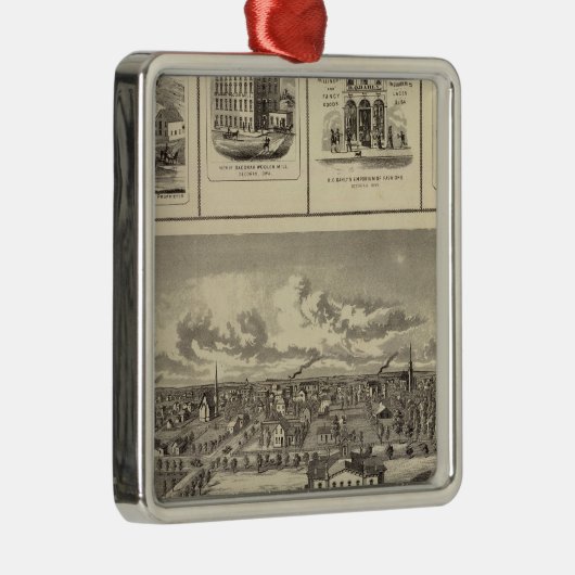 Osage-Gbd, Bauernhöfe, Wohnsitze Silbernes Ornament (Rechts)