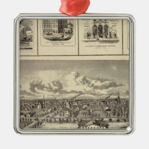 Osage-Gbd, Bauernhöfe, Wohnsitze Silbernes Ornament