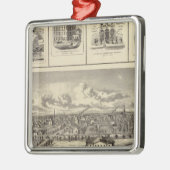 Osage-Gbd, Bauernhöfe, Wohnsitze Silbernes Ornament (Links)