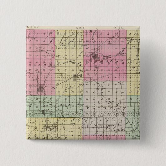Osage Landkreis, Kansas Button (Vorderseite)