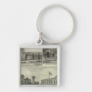 Osage, Mound und Burlington, Kansas Schlüsselanhänger