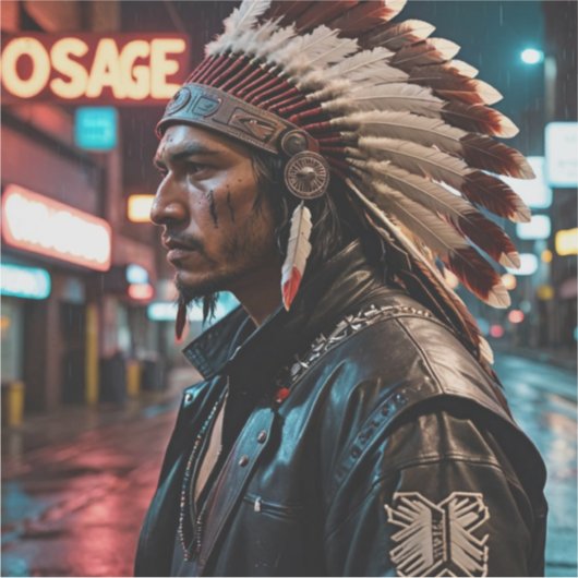 Osage Stickers Aufkleber (Vorderseite)