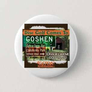 Osage-Waldung Goshen Disc-Golf-großartige Öffnun Button