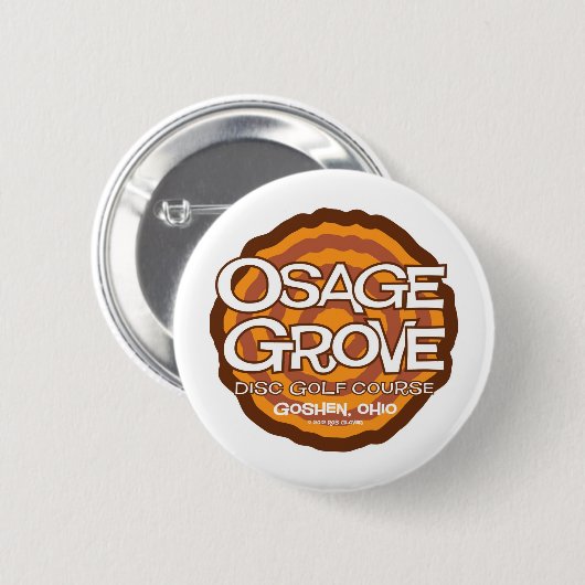 Osage-Waldungs-Disc-Golf Button (Vorne & Hinten)