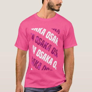 Osaka Camouflage Pattern Pink Camouflage T-Shirt