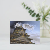 Osaka Castle (Dark ver.) ポストカード Postkarte (Stehend Vorderseite)