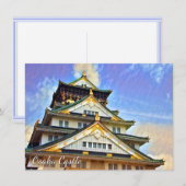 Osaka Castle: Flat Card (Vorne/Hinten)