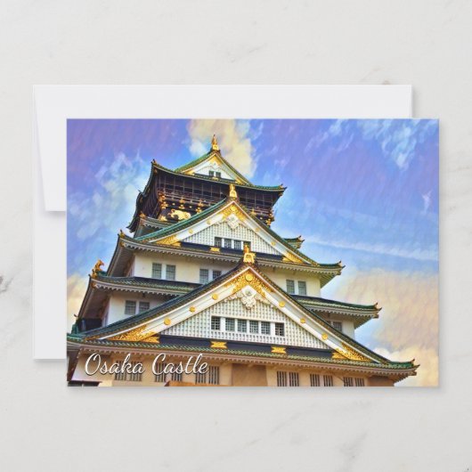 Osaka Castle: Flat Card (Vorderseite)