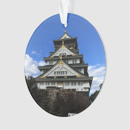 Osaka Castle, Japan #1 Ornament (Vorderseite)