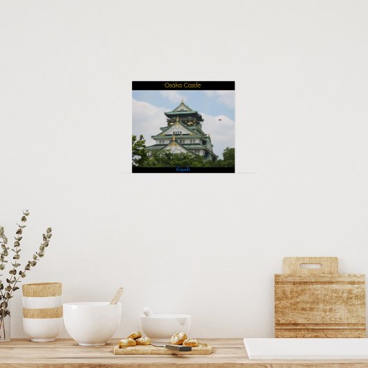 Osaka Castle Poster (Küche)