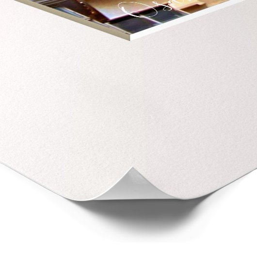 Osaka Castle Poster (Ecke)