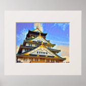 Osaka Castle Poster (Vorne)