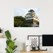 Osaka Castle Poster (Heimbüro)