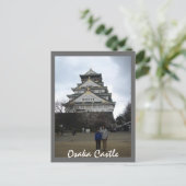 Osaka Castle Postkarte (Stehend Vorderseite)