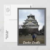 Osaka Castle Postkarte (Vorne/Hinten)