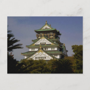 Osaka Castle Postkarte