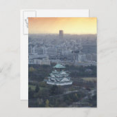 Osaka Castle Postkarte (Vorne/Hinten)