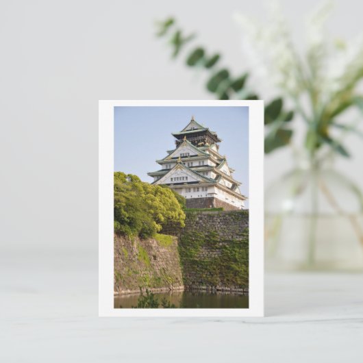 Osaka Castle Postkarte (Stehend Vorderseite)